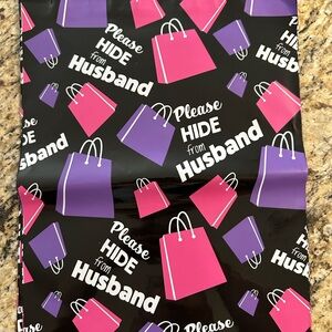 Please Hide from Husband poly mailers 10x13 Qty 12